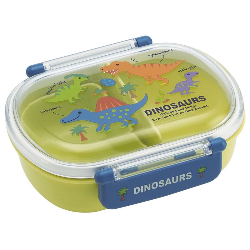 スケーター Skater 子供用 お弁当箱 1段 360ml ふわっと盛れるドーム型 サィノザウルス ピクチャーブッ..