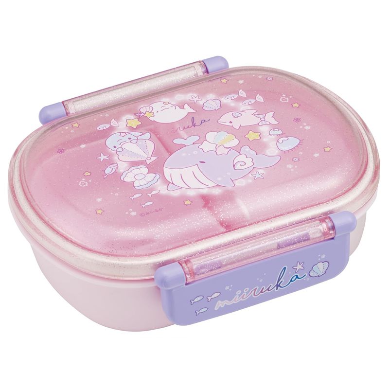 スケーター Skater 子供用 お弁当箱 1段 360ml 中子付き おかず容器 ふわっと盛れるドーム型 キッズランチ 抗菌加工 日本製 みいるか 女の子 QAF2BAAG-A