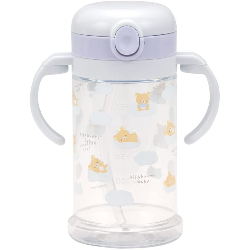 スケーター Skater ベビー用 マグカップ リラックマ ベビー 370ml ストロー付き コップ 女の子 KSHW2N-A