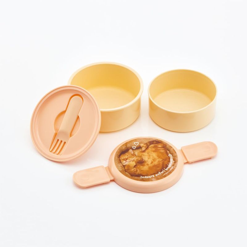 スケーター Skater 弁当箱 500ml 2段 丸型 おにぎりケース 抗菌 日本製 茶太郎とき...