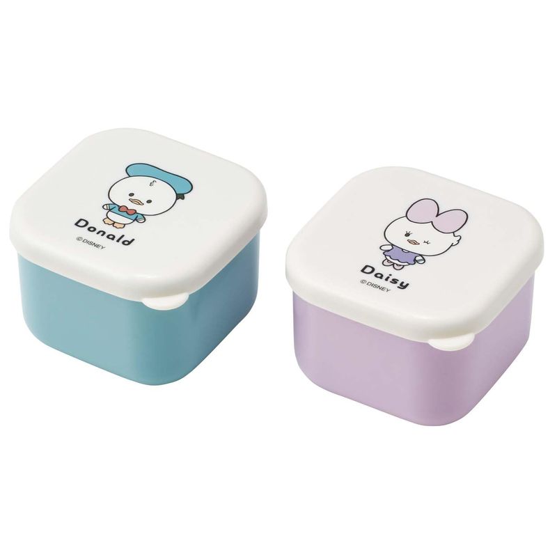 スケーター Skater ミニ シール容器 保存容器 おかず入れ 130ml 2個組 ディズニー ゆるるん ドナルドダ..