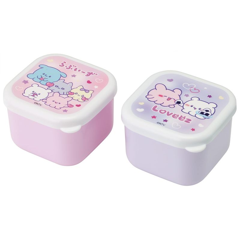 乐天商城 - スケーター Skater ミニ シール容器 保存容器 おかず入れ 130ml 2個組 らぶいーず MO1WAG-A