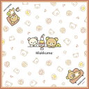 リラックマ ランチナフキン CH44101 約430 430mm 綿100% 日本製 ランチクロス ナフキン キッズ 子供 大人 キャラクター グッズ かわいい