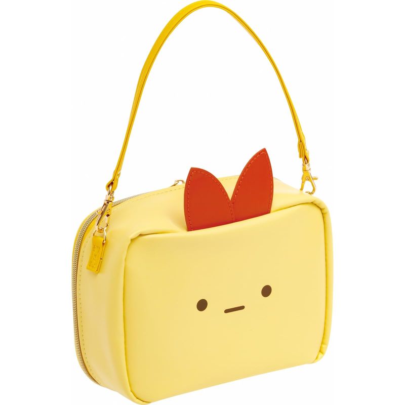 すみっコぐらし お出かけすみっコエビ AB30202 約120 160 50mm ストラップ付 バッグ取付可能 進化イラスト商品化