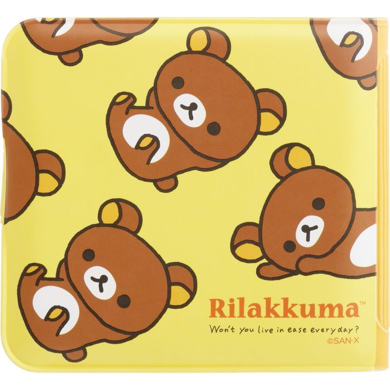 リラックマ ワレット WL37801 ビニール素材 カラフル かわいい ミニ財布 子供 大人 小銭入れ カードポケット付き 台紙付き 約90 95 10mm 3