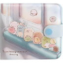 すみっコぐらし ワレット WL37802 ビニール カラフル かわいい 子供 大人 財布 約90 95 10mm 塩ビ 内ポケット 台紙付き お名前台紙 お札入れ 小銭入れ カードポケット