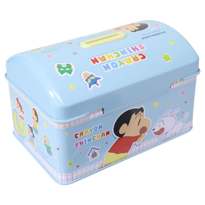 クレヨンしんちゃんカギ付き缶バンク ステッカー