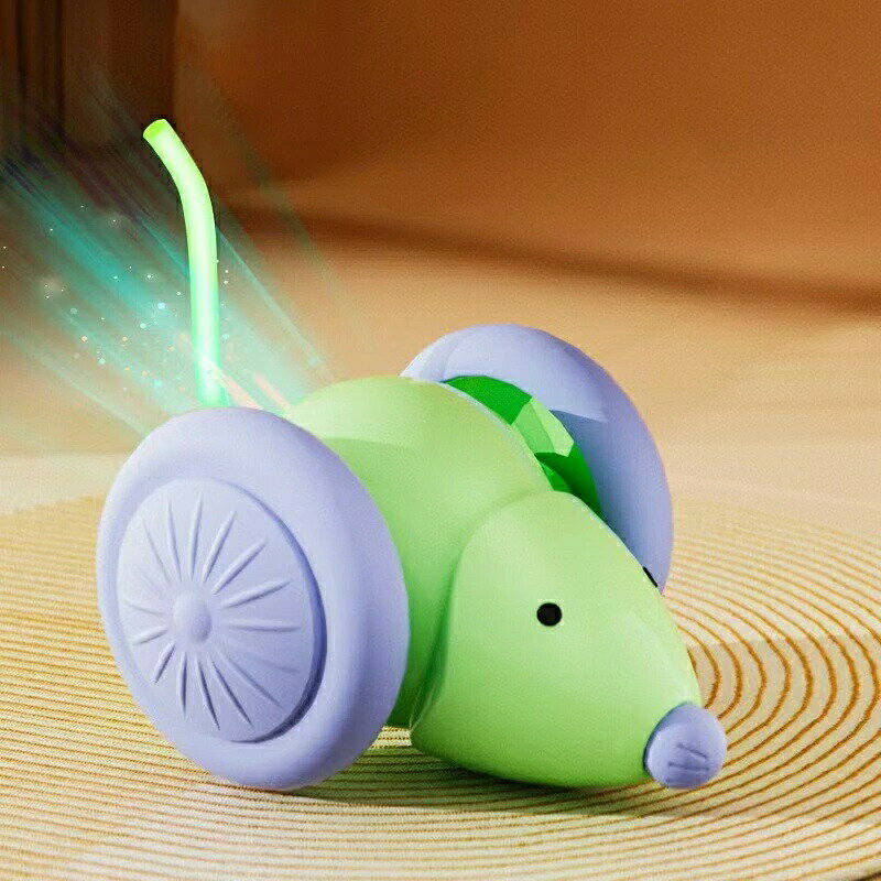 猫おもちゃ ウィキッドマウス 第三世代 自動 おもちゃ 自動式 猫おもちゃひとりで遊べる 猫おもちゃ付..