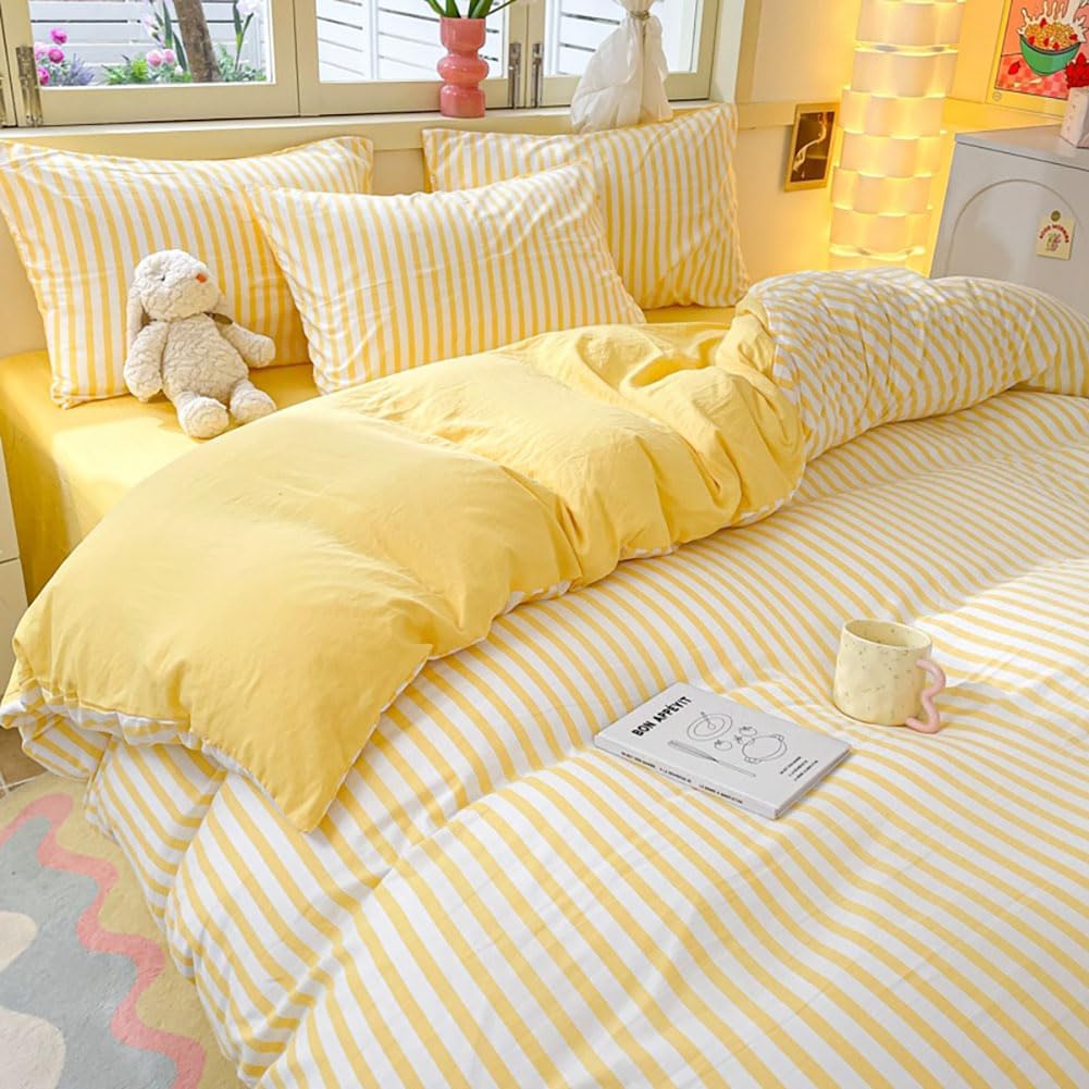 布団カバー 4点セット セミダブル 綿100% 掛けカバー シーツ ベッドカバー シングル 洗える 可愛い 洋式・和式兼用 優しい肌触り 防ダニ 枕カバー ベッ...