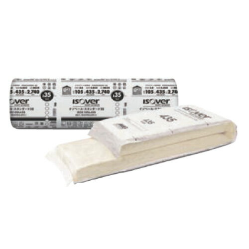 【LINEクーポン配布中】MAG イゾベール・スタンダード 防湿層付き高性能グラスウール [IS38105L435] 厚..