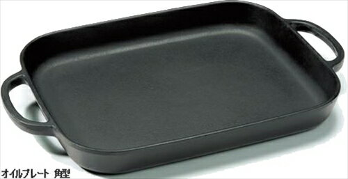 【LINEクーポン配布中】鍋 オイルプレート 角型 [iKENAGA114202] 和風 キッチンアイテム 南部鉄器 池永鉄工