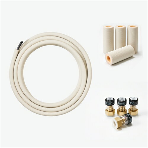 Rakuten - 【LINEクーポン配布中】エコユニーク配管パック ワンタッチ継手仕様 規格10M×1ペア [BREUJ1010-SET] サニタリーアクセサリー リビラック