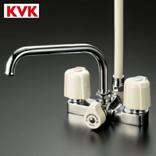 Rakuten - 【最大3万円クーポン配布中★27日09:59まで】デッキ形2ハンドルシャワー KVK [KF14E] 浴室用水栓