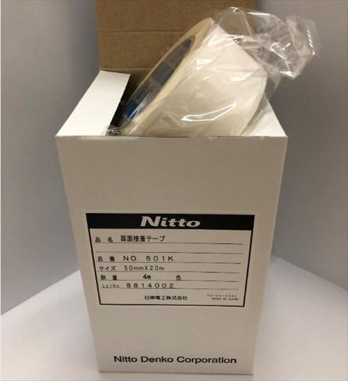 【LINEクーポン配布中】テープ ニットー両面テープ 501K 50mm×20m [No501K50-24] 24個入り 日東電工 NITTO DENKO