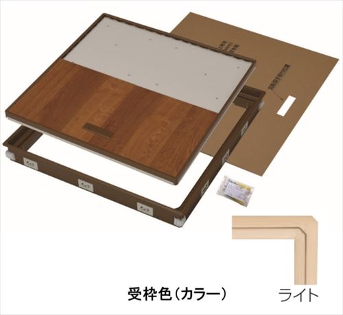 【LINEクーポン配布中】樹脂枠気密型床下点検口 クッションフロアー用 CF用 [YT6CFK-L] ライト 吉川化成 YPC メーカー直送