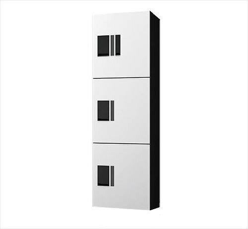 【LINEクーポン配布中】宅配ボックスプチ宅unit防水型W360ホワイト×ブラックH4003ボックス [KS-TL01R-0..