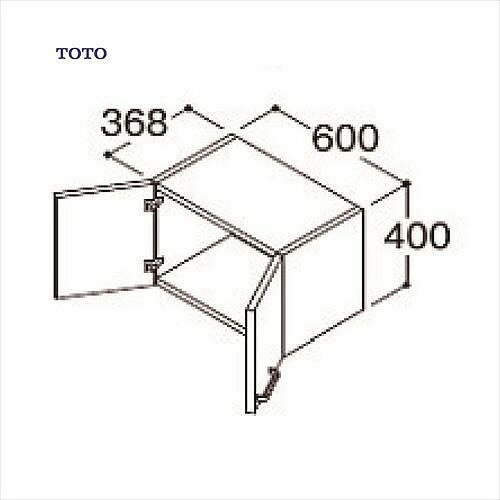 洗面化粧台 Fシリーズウォールキャビネット TOTO [LWPL060ANA2□] 間口600mm メーカー直送
