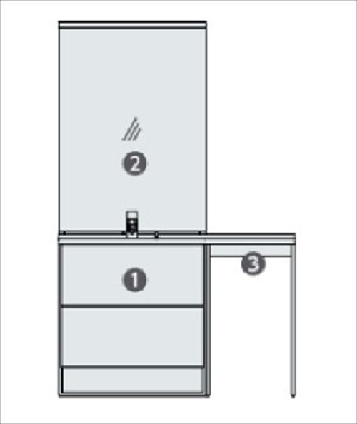【LINEクーポン配布中】洗面化粧台 シーライン パナソニック Panasonic [GC-125H] ...