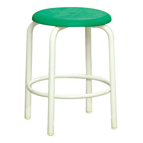 【最大3万円クーポン配布中★26日1:59まで】ラウンドスツール 樹脂座面 内リング付き [RP-2W] 椅子 ルネセイコウ メーカー直送