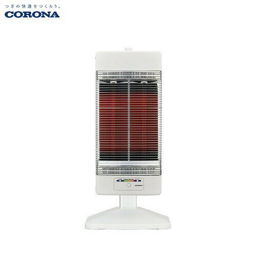 遠赤外線暖房機 コアヒート コロナ CORONA [CH-1223R-W] ホワイト BCコーティング タテヨコ自在 首振り機能 省エネ機能 家族でしっかり暖まる