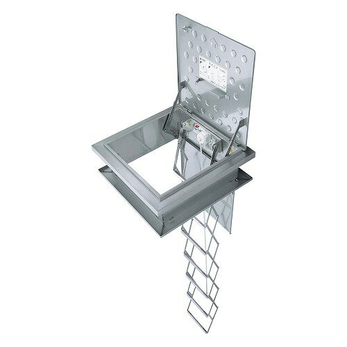 避難はしご 非常用避難口レクスター避難ハッチハッチ枠・梯子セット 上枠外寸680 ハシゴ10段 [RKC-680N(RH-10XF)] ヤマトプロテックメーカー直送