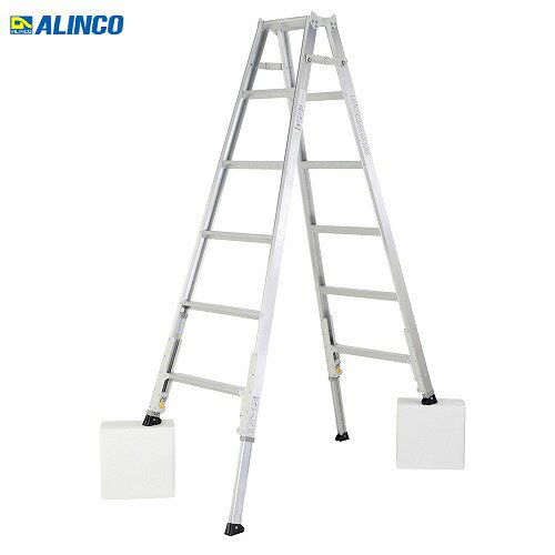 Stepladders - 【最大3万円クーポン配布中★16日01:59まで】伸縮脚付専用脚立 KARU アルインコ ALINCO [KARU-210] 天板高さ1.70〜1.99m 6〜7尺 ダブルロック 軽すぎる伸縮脚立 法人様限定 メーカー直送