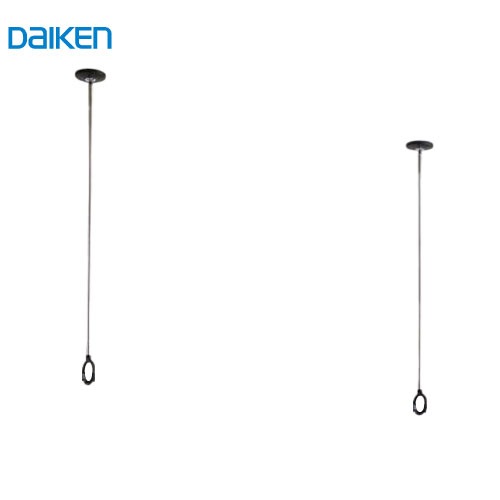 【LINEクーポン配布中】室内物干し ものほし上手 薄型簡易タイプ ポールセット 2本入 大建 DAIKEN [FQ0413-1B] ブラック 重量目安ガイド機能 竿なし 法人様限定 メーカー直送