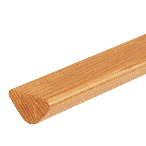 Rakuten - 【LINEクーポン配布中】室内用手すり BAUHAUS アームレール 手すり棒 4m マツ六 [BG-MO4] Mオーク 逆三角形状 4トン配送 車上渡し 法人様事務所入れ限定 メーカー直送