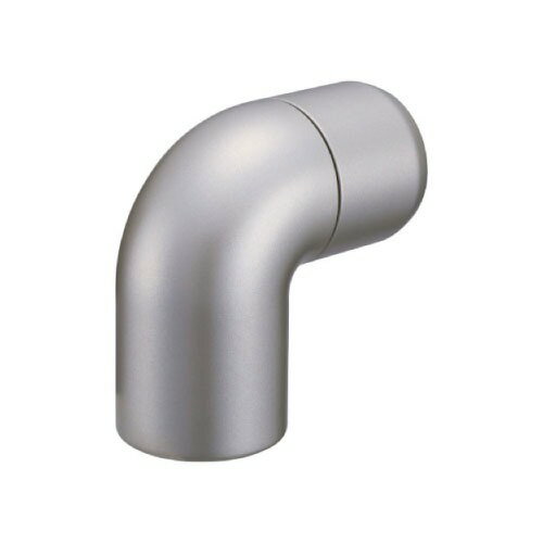 屋外用手すり BAUHAUS フリーRレール RAアルミエンドキャップ マツ六 [BJ-115ST] ステンカラー色 4トン配送 車上渡し 法人様事務所入れ限定 メーカー直送