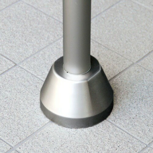 【LINEクーポン配布中】屋外用手すり BAUHAUS フリーRレール ベースプレート式支柱...