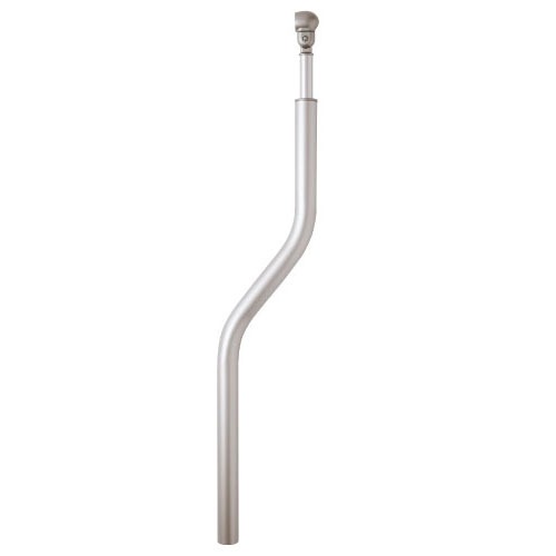 屋外用手すり BAUHAUS フリーRレール 埋め込み式Sエンド支柱 マツ六 [BJ-209ST] ステンカラー色 4トン配送 車上渡し 法人様事務所入れ限定 メーカー直送