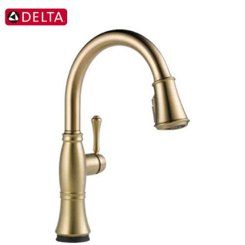 【最大3万円クーポン配布中★16日1:59まで】キッチン水栓 Cassidy キャシディ タッチ水栓 シングルレバー混合水栓 ホース引出式 [9197T-CZ-PR-DST] シャンパンブロンズ デルタDELTA メーカー直送