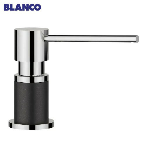 【LINEクーポン配布中】キッチン金具 ビルトインソープディスペンサー LATO anthracite アンスラサイト [BLANCO-525810] 洗剤詰め替え式 取付穴Φ35 BLANCO メーカー直送