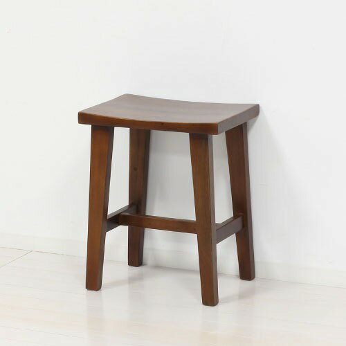 Chairs - 【LINEクーポン配布中】椅子 ウッドスツール ブラウン [4954877619222] W37×D27×H45cm インテリアとしても 腰掛 完成品 クロシオ メーカー直送