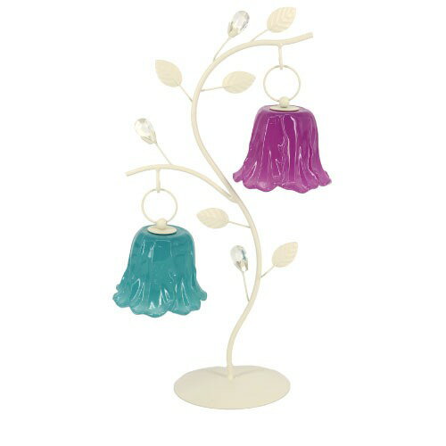 Rakuten - 【最大3万円クーポン配布中★27日09:59まで】インテリア雑貨 エレガントランプ W220×H410×D125 [3103] LEDワイヤーライト仕様 各シェード単4電池3本使用(別売) オブジェ 東洋石創 メーカー直送