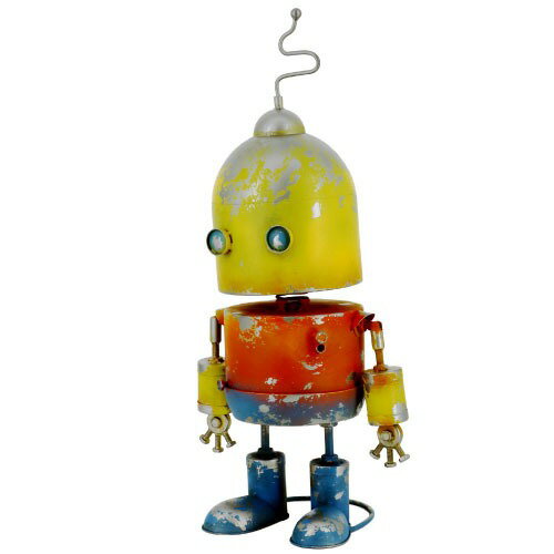 【LINEクーポン配布中】インテリア雑貨 ロボット W300〜570×H640×D210（腕可動） [46006] オブジェ 東洋石創 メーカー直送