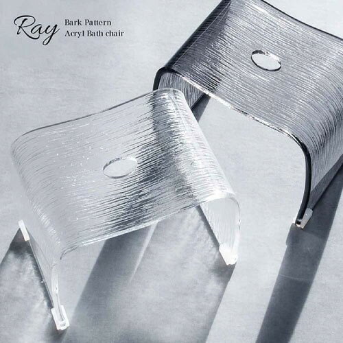 【エントリーでポイント10倍】アクリルバスチェア Ray レイ クリア 完成品 [720320100] 3ND-BC320-CL 宮武製作所 メーカー直送 [2]