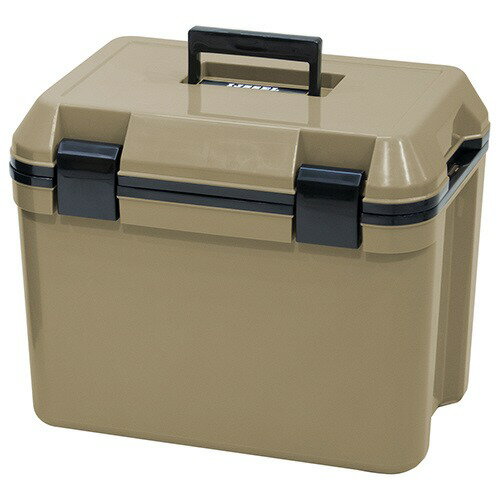【LINEクーポン配布中】クーラーボックス アイセル25 サンドベージュ #25 ISL-25SB 25L [4991068178069] アウトドア 2Lペットボトルを立てて収納 肩掛けベルト付き トーヨー