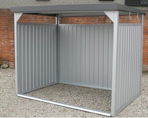 【最大3万円クーポン配布中★29日1:59まで】多目的万能物置 [DM-10L] (間口2400×奥行1800mmタイプ) ロングパネルタイプ 喫煙所/休憩所/バイク・自転車置き場にも 物置 ダイマツ 納期約1.5か月 4トン車配送 法人様限定 メーカー直送