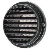 【LINEクーポン配布中】ベントキャップ アルミ製 ガラリ・防虫網付 東芝 TOSHIBA [DV-201VNV(K)] ブラ..