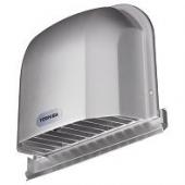 【LINEクーポン配布中】防火ダンパー付長形パイプフード(アルミ製)ガラリ付 プチフード 東芝 TOSHIBA [DV-141CLDUY] シルバー Φ100用