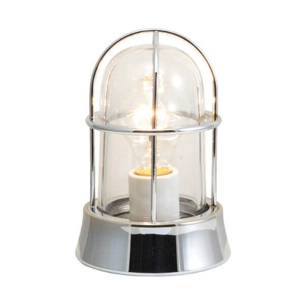 【最大3万円クーポン配布中★10日1:59まで】真鍮 マリンランプ(クリアガラス＆普通球)BH1000 CL 銀色 アンティーク ブラス 雑貨 [700123] ゴーリキアイランド