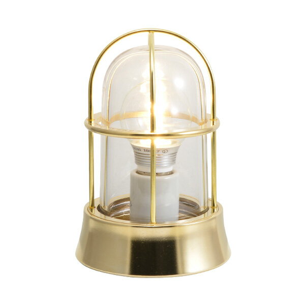 【最大3万円クーポン配布中★10日1:59まで】真鍮 マリンランプ(クリアガラス&LEDランプ)BH1000 CL LE 金色 アンティーク ブラス 雑貨 [700201] ゴーリキアイランド