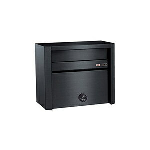 Rakuten - 【最大3万円クーポン配布中★27日09:59まで】ステンレスポスト 壁面取り付け及びポール取り付けタイプ [686-SBK] スーパーブラック 戸建住宅用郵便受 ファミールシリーズ HSK ハッピー金属工業