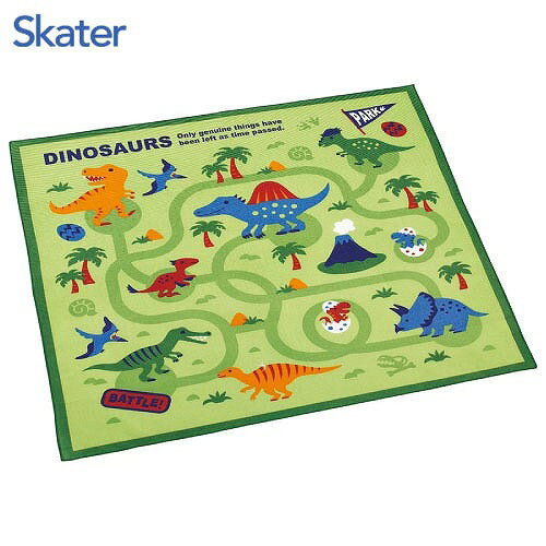 Rakuten - 【LINEクーポン配布中】ランチクロス ランチョンマット 約430×430mm スケーター Skater [4973307745089] 恐竜 ダイナソー ディノサウルス KB4 お弁当包み 風呂敷