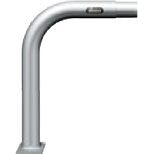 Rakuten - 【最大3万円クーポン配布中★27日09:59まで】ジョイント自転車アーチ スタート支柱 φ42.7(t2.0)×H350mm カラー:ステンレス [AA-42BJ-S] サンポール 受注生産品 キャンセル不可 納期約1ヶ月 メーカー直送