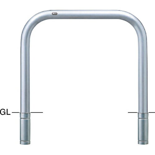 【LINEクーポン配布中】アーチ 車止め φ76.3(t3.0)×W1000×H800mm カラー:ステンレス [AA-8S10-800] サンポール 受注生産品 キャンセル不可 納期約1ヶ月 メーカー直送