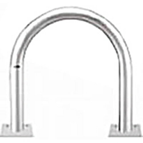 【LINEクーポン配布中】アーチ 車止め φ76.3(t3.0)×WP600×H650mm カラー:ステンレス [AC-8B] サンポー..