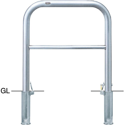 メーカーサンポール(SUNPOLE)商品名アーチ 車止め　φ60.5(t3.0)×W750×H800mm品番AH-7SK75-800商品説明丸みのあるフォルムであらゆる環境にマッチするスタンダードタイプの車止めです。用途・使用場所でに使い分けに対応するため、パイプ径やサイズ、サインプレートの有無、施工方式などバリエーションを豊富に揃えております。タイプ/アーチ 仕様/差込式カギ付,横桟付南京錠25mm付 材質/ステンレス 仕上げ/カラーH.L.#240 サイズ/φ60.5(t3.0) W750×H800 重量/約13.6kgサイズφ60.5(t3.0)×W750×H800mm重量約13.6kg色ステンレス形状差込式カギ付(南京錠25mm)推奨設置場所商業施設,公共施設,道路,公園,コンビニ,工場,病院 検索キーワードバリカー　車止めポール　駐車場ポール　車止め　