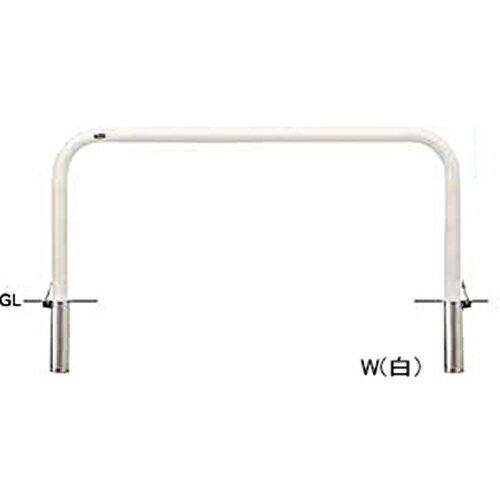 【LINEクーポン配布中】アーチ 交換用本体のみ φ60.5(t2.8)×W1500×H650mm カラー:赤白 [FAA-7SF15-650(..